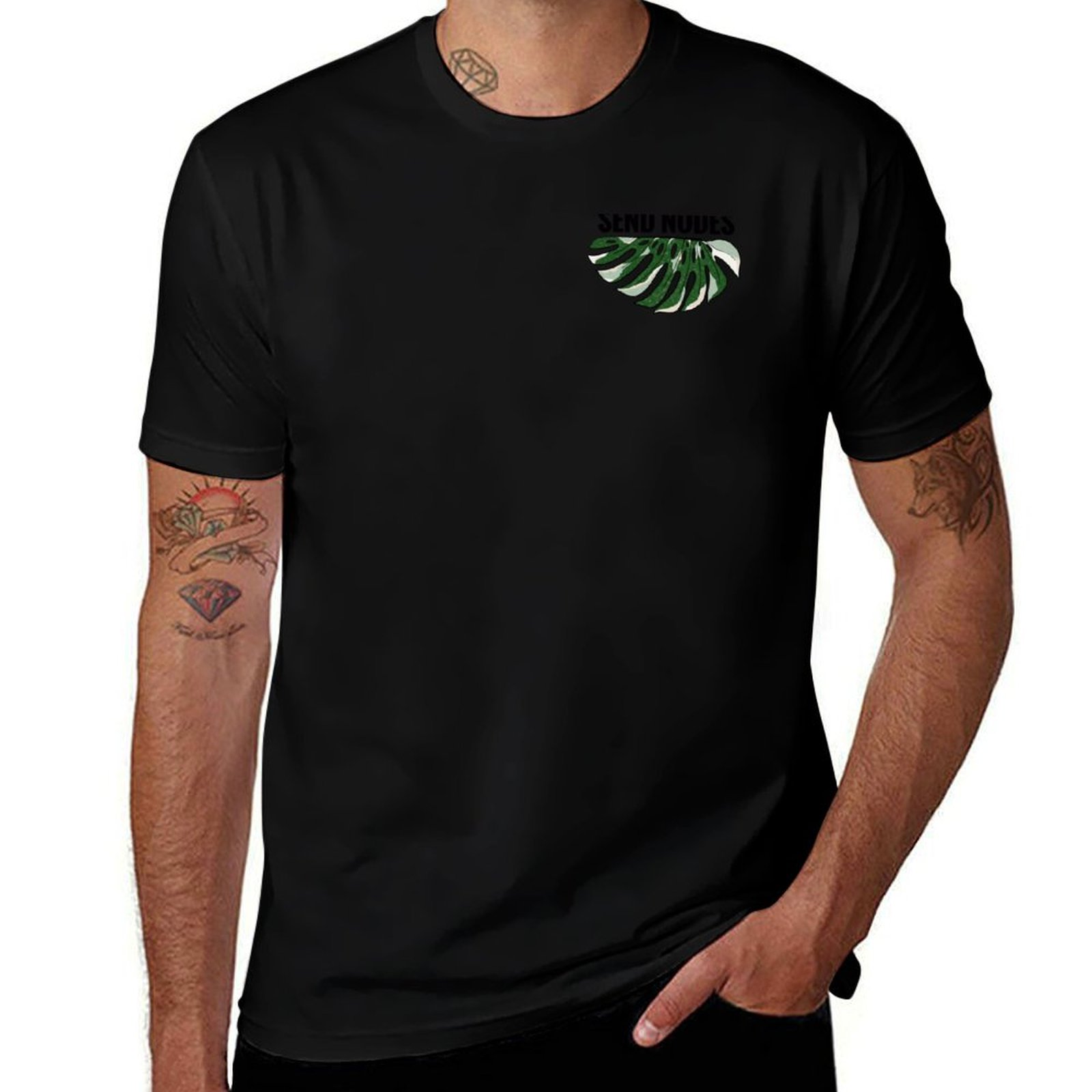 Variegated Monstera Node - Send Nodes - Camiseta Esportiva de
