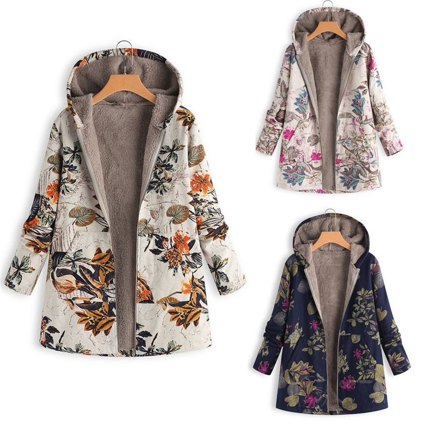 Plant Parent Hoodie - 2021 novas mulheres inverno quente floral