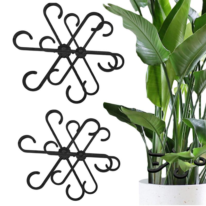 Variegated Monstera Node - 4 pçs clipes de suporte de