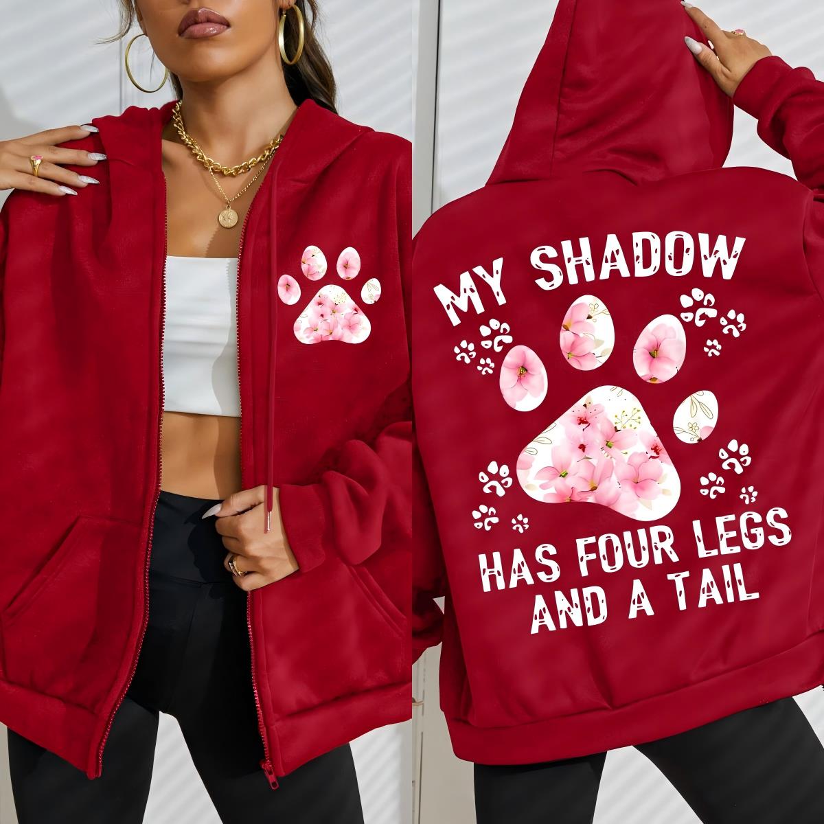 Plant Parent Hoodie - Flor pés de gato minha sombra