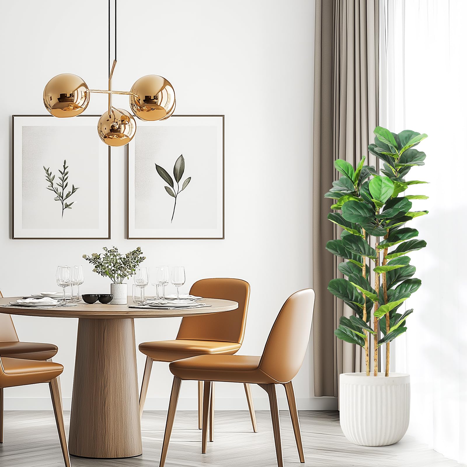 Figueira Artificial Fiddle Lea - Rubber Plant Ficus avaliação e preço
