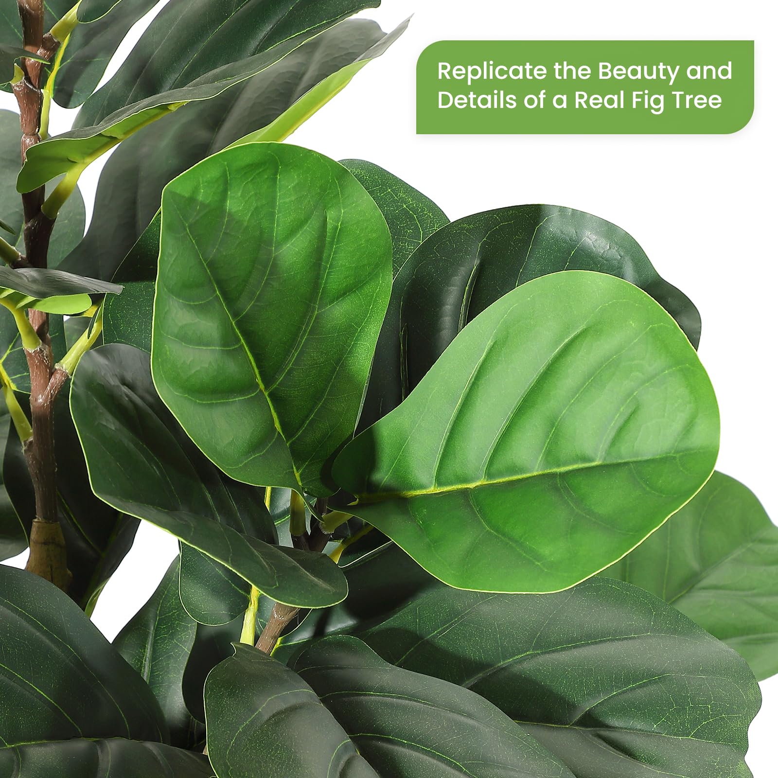 Figueira Artificial Fiddle Lea - Rubber Plant Ficus avaliação e preço