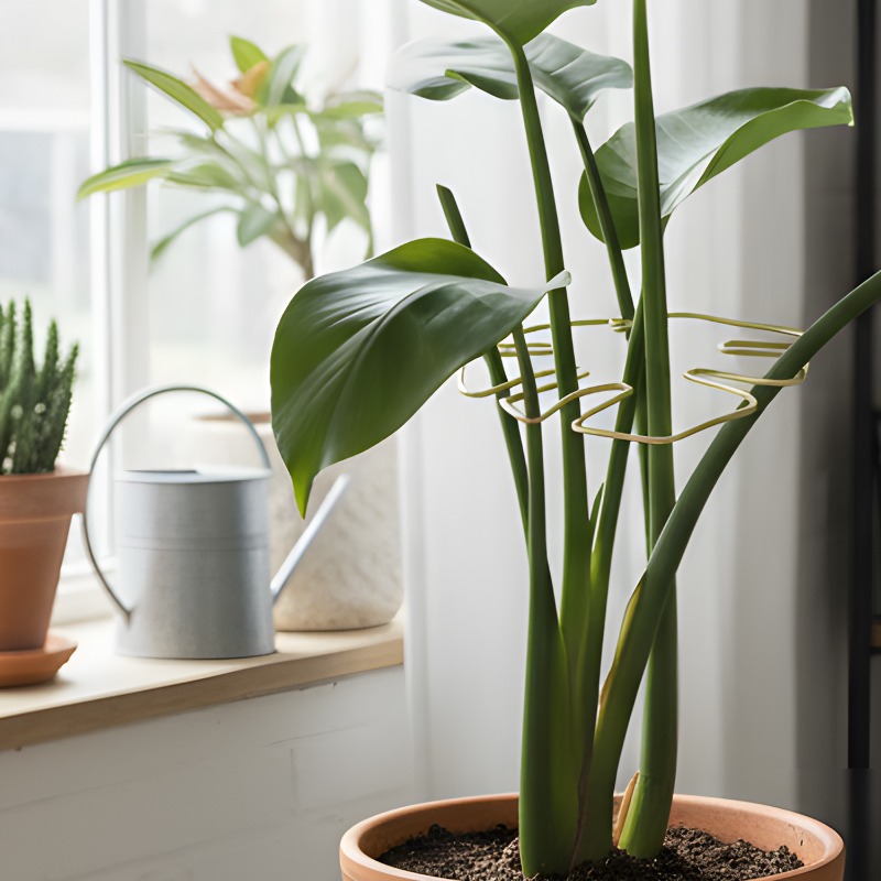 10/1 peça Suporte Metálico Aju - Variegated Monstera Node avaliação e preço