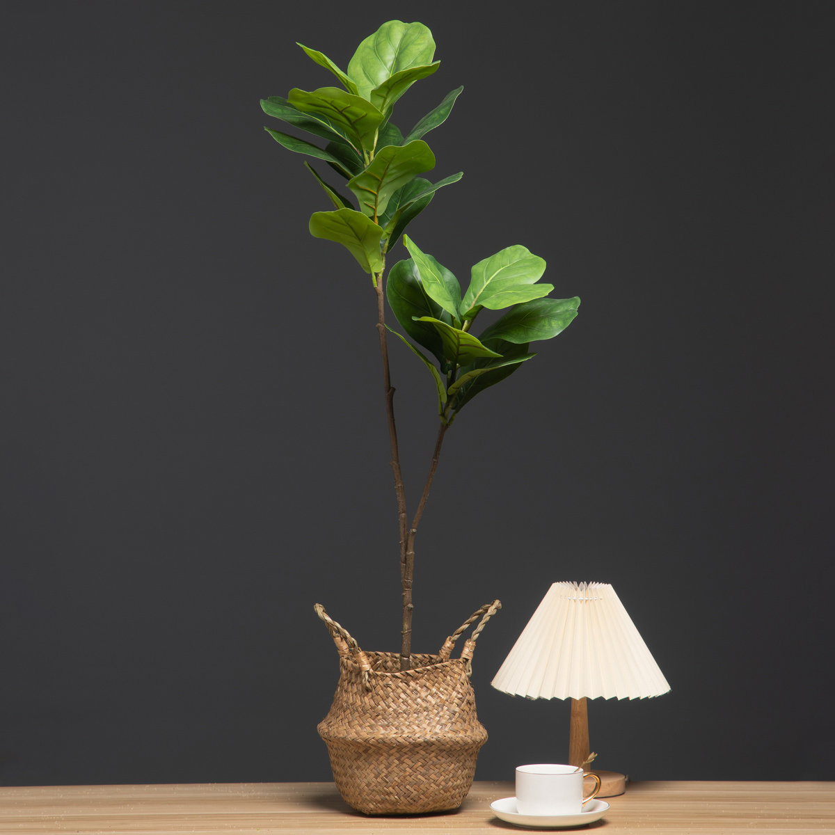 Ramo de árvore artificial ficu - Rubber Plant Ficus avaliação e preço