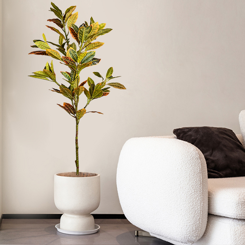 120cm grande falso ficus árvor - Rubber Plant Ficus avaliação e preço