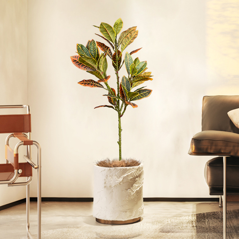 120cm grande falso ficus árvor - Rubber Plant Ficus avaliação e preço