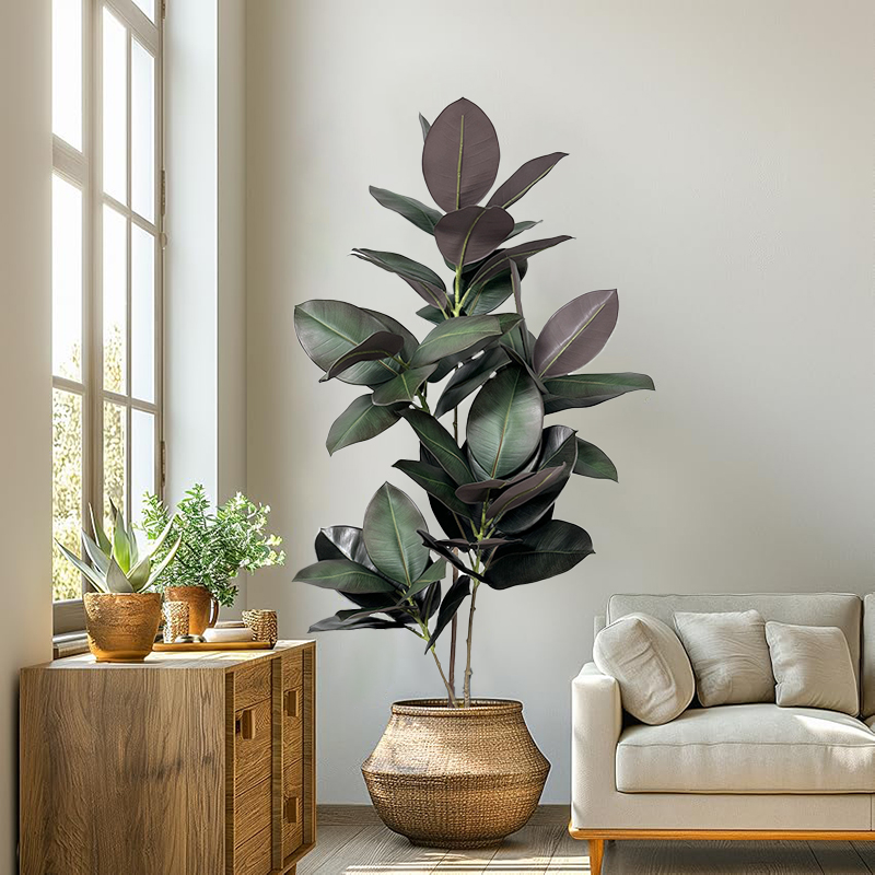 Árvore Ficus Artificial de 70- - Rubber Plant Ficus avaliação e preço