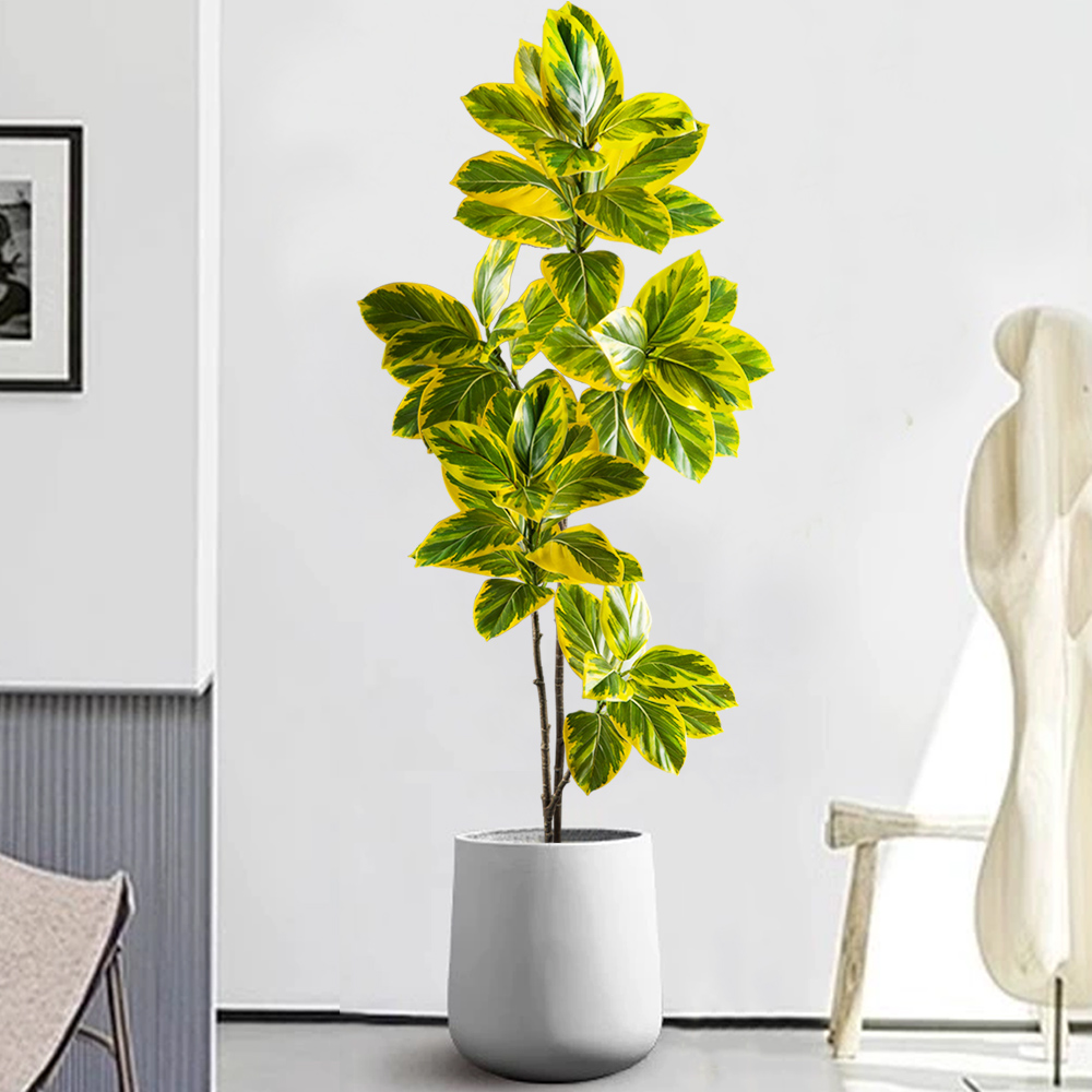 Ramo de árvore artificial bany - Rubber Plant Ficus avaliação e preço