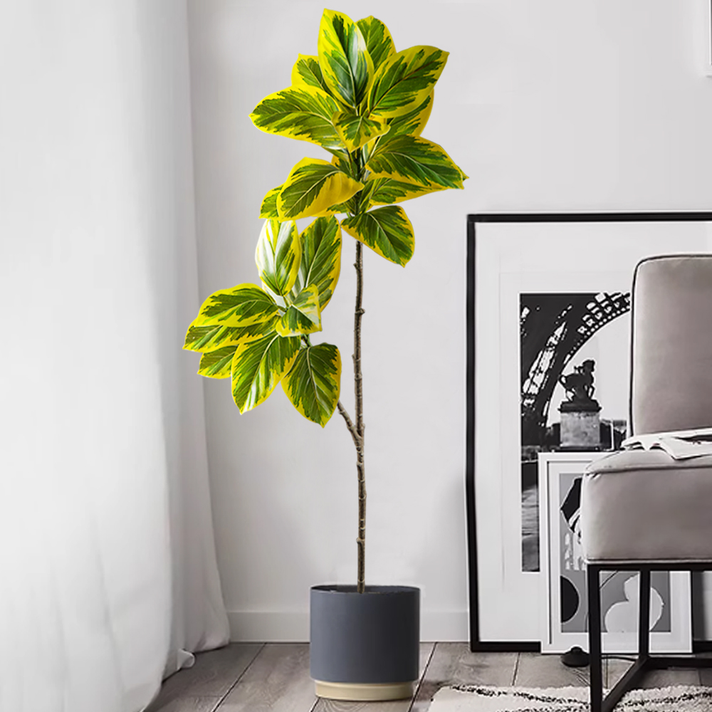 Ramo de árvore artificial bany - Rubber Plant Ficus avaliação e preço