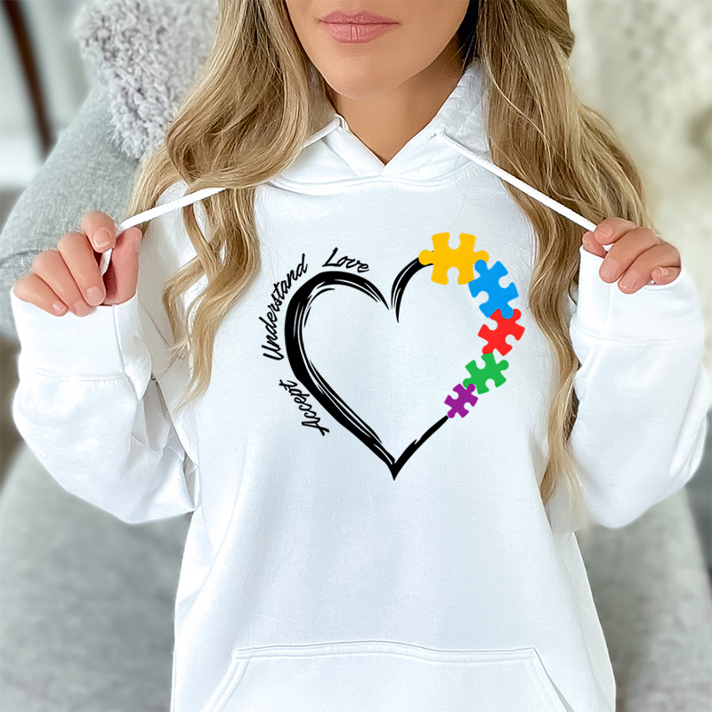 Autismo coração aceitar entend - Plant Parent Hoodie avaliação e preço