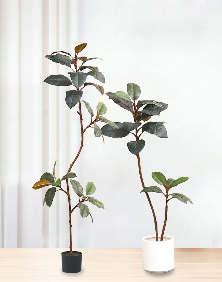 Planta artificial de plástico  - Rubber Plant Ficus avaliação e preço