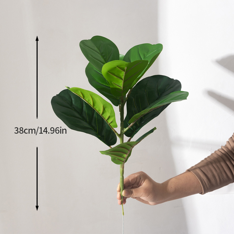 38cm falso ficus árvore artifi - Rubber Plant Ficus avaliação e preço