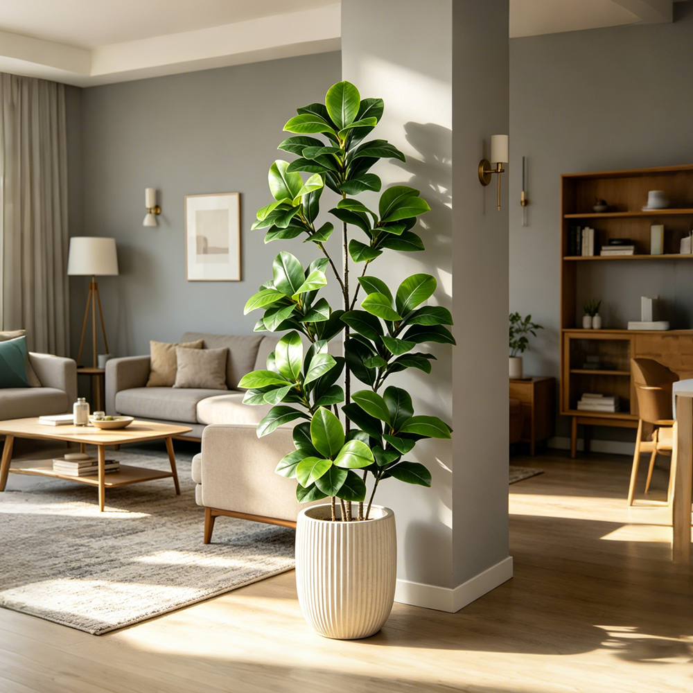 Árvore Artificial Grande de Fi - Rubber Plant Ficus avaliação e preço