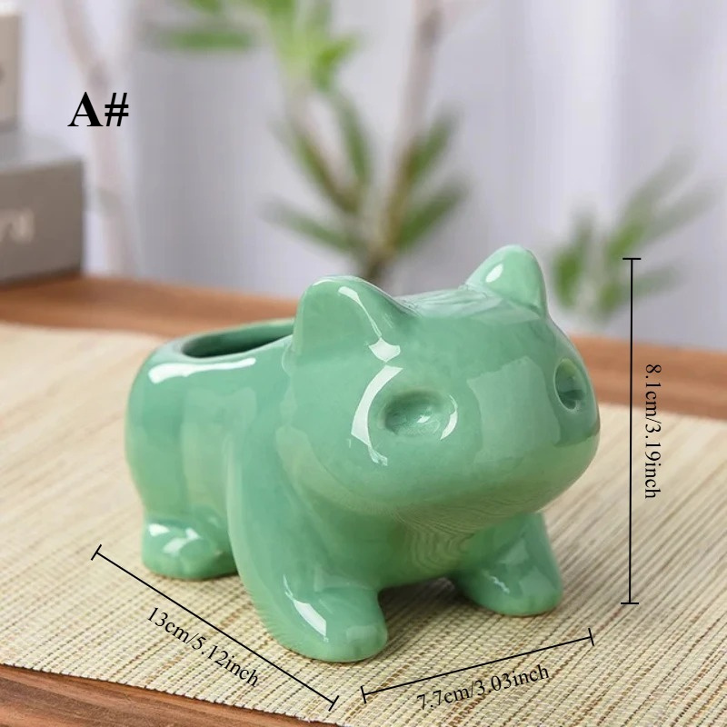 Criativo cerâmica mini vaso de - Snake Plant Ceramic avaliação e preço