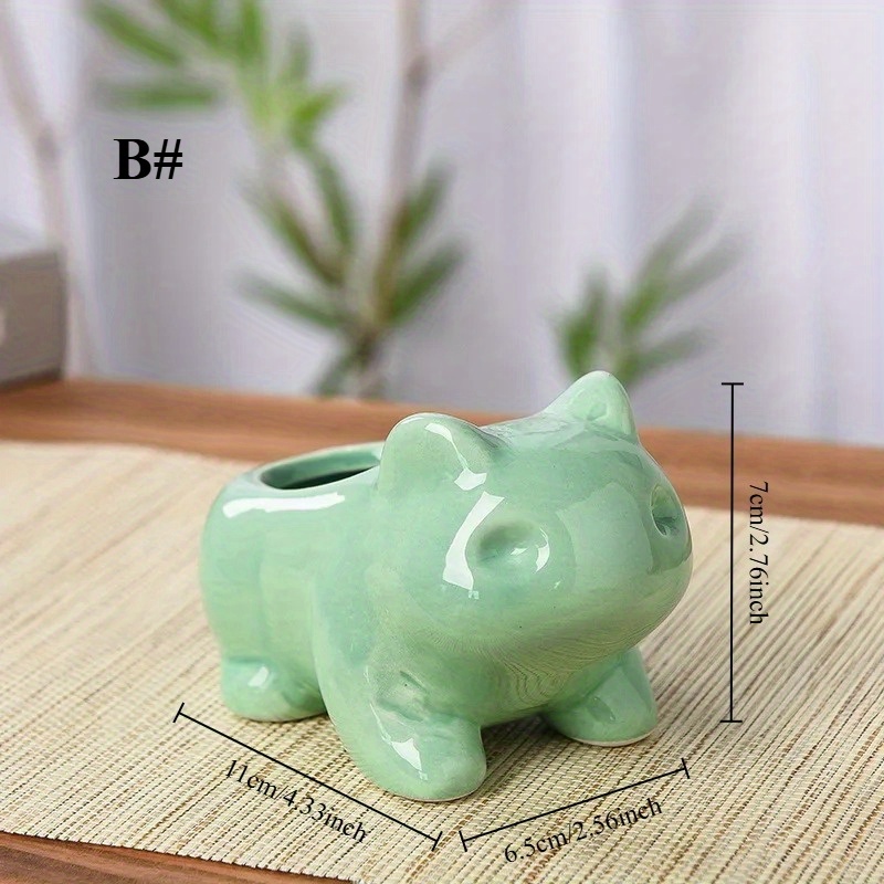 Criativo cerâmica mini vaso de - Snake Plant Ceramic avaliação e preço